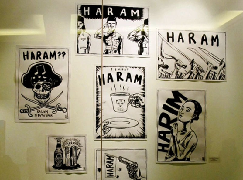 Haram! Pameran bersama Poison #1