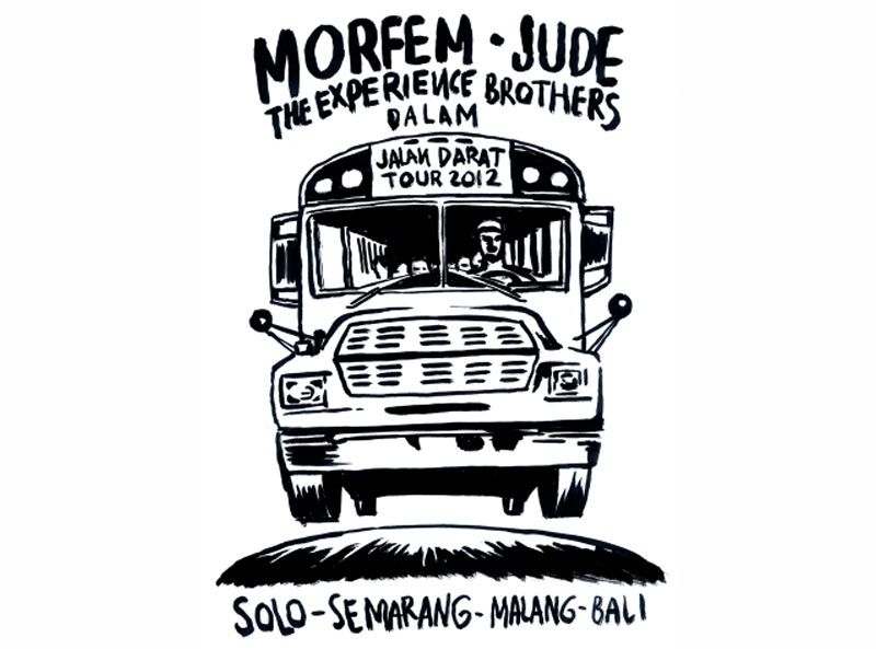 Jalan Darat Tour 2012 bersama MORFEM, Jude, The Experience Brothers